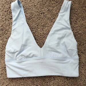 Lululemon Athletica Sky Blue V-Neck Sports Bra